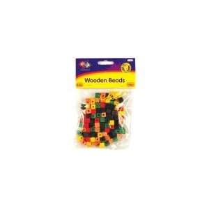  Wooden Beads 130 Pc Multicolor
