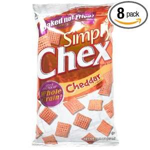 Chex Simply Chex Snack Mix, Cheddar, 12.5 Ounce Box (Pack of 8)