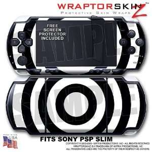 Bullseye Black on White WraptorSkinz Skin and Screen Protector Kit 
