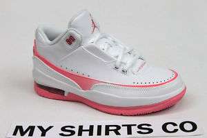 Nike Jordan 2.5 Team Low White/Coral Chalk GS KIDS 7Y  