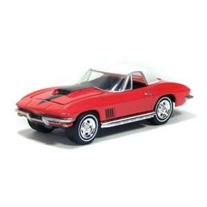  1967 Chevy Corvette 427/435 Convertible 1/64 Red Toys 