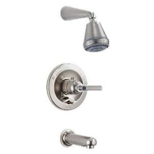  6616305 BN Trevi Tub and Shower Faucet, Single Handle Brushed Nickel