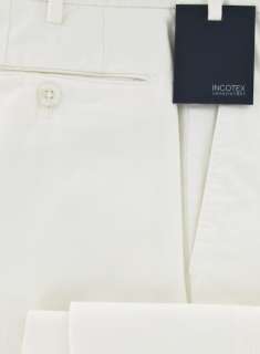 New $325 Incotex White Pants 38/54  