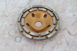 inch Diamond coated grinding disc wheel blade 2 ROW  
