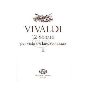  12 Sonatas for Violin and Basso Continuo   Volume 2 (Nagy 