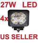 4x 27W LED Work Light Lamp Trailer Jeep Tractor Truck Heavy Duty 