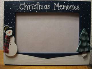 CHRISTMAS MEMORIES   Christmas photo picture frame  