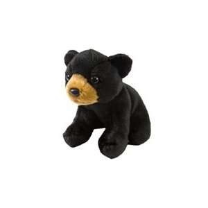  Stuffed Black Bear 5 Inch Itsy Bitsy Plush Bear by Wild 