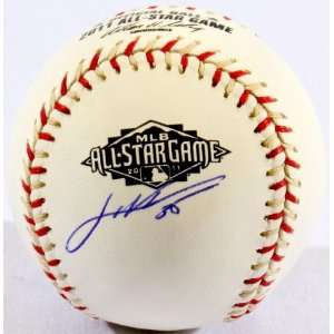  Justin Verlander Signed 2011 All Star Baseball   GAI   Autographed 