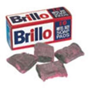   (Box/10) Brillo Hotel Soap Pad Pad Size 3 1/2 