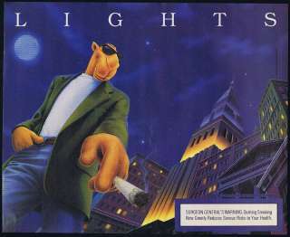 1995 Joe Camel Light Cigarettes Print Ad  