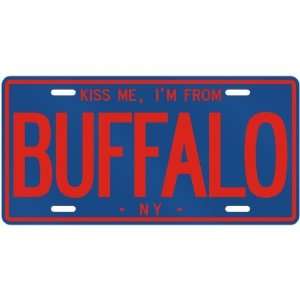 NEW  KISS ME , I AM FROM BUFFALO  NEW YORKLICENSE PLATE SIGN USA 