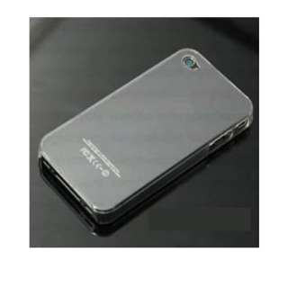 NEW ULTRA THIN CLEAR HARD IPHONE 4 CASE + CLEAR F/B SCREEN PROTECTORS 