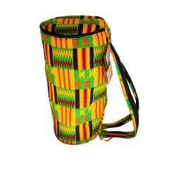 Kente Cloth Large Djembe Drum Bag (Ghana)  