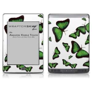     Kindle Touch Skin   Butterflies Green 