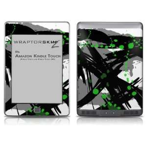    Kindle Touch Skin   Abstract 02 Green 