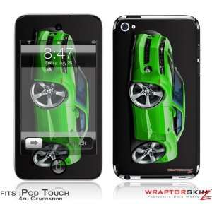  iPod Touch 4G Skin   2010 Camaro RS Green by WraptorSkinz 