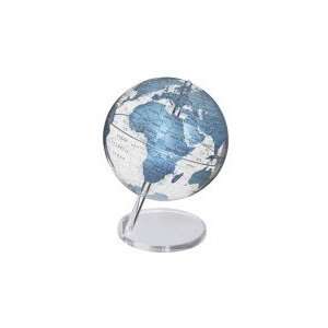  Clear Blue 6 Disk Base Artline Contemporary Globes 
