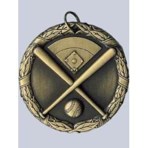  Award Medals Quick Ship Softball Medal (Neck Ribbon 