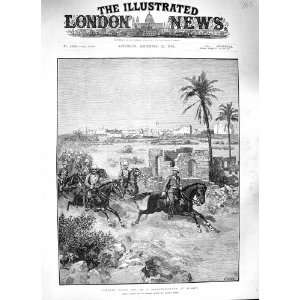 1888 SOLDIERS CAVALRY RECONNAISSANCE SUAKIN WAR HORSES 