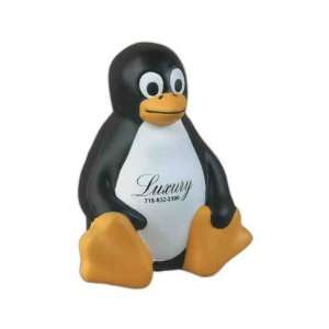  Sitting penguin shaped stress reliever, 3 1/4 x 2 x 1 3 