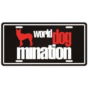  New  Mcnab  World Dog   Mination  License Plate Dog 