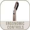   easy controls full upright height reduces the need to bend down speed