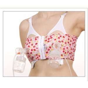 PumpEase Classic Collection hands free pumping bra   Verry Cherry   XL