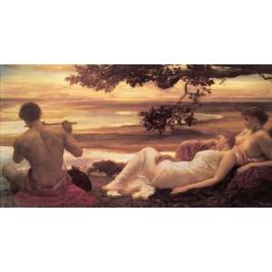  FRAMED oil paintings   Lord Frederic Leighton   24 x 12 
