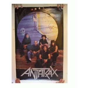  Antrhax Poster Band Shot Clock Skull 