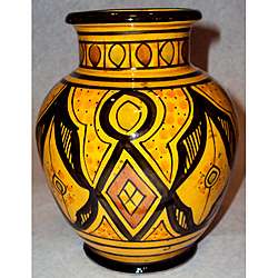 Handcrafted Ceramic Petite Sophia Vase (Morocco)  