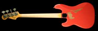   Pino Palladino Signature Precision P Bass Guitar Fiesta Red  