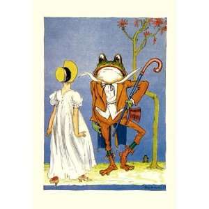   Buyenlarge Dorothy and Frogman 28x42 Giclee on Canvas