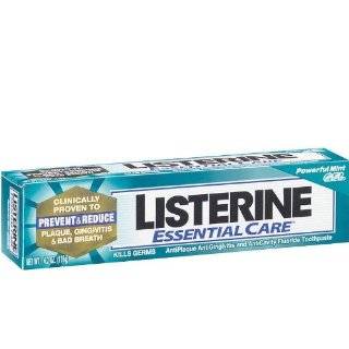 Listerine Essential Care Tartar Control Toothpaste, Powerful Mint Gel 