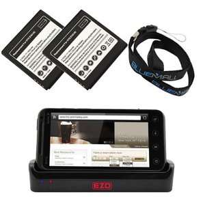   Standard Battery + Bluemall Strap for Sprint HTC EVO 3D Cell Phones