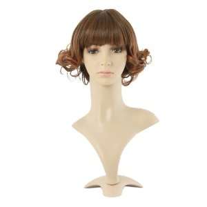 6sense Gorgeous Casual Curly Brown Hair Full Wig Beauty