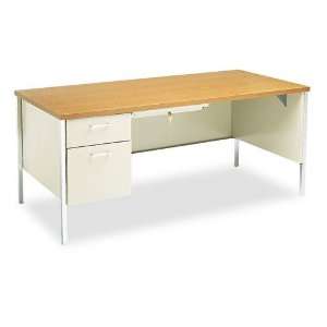  HON  34000 Series Left Pedestal Desk, 66w x 30d x 29 1/2h 