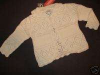 Gymboree PRIMROSE Pointelle Sweater Cardigan SZ 2 2T  