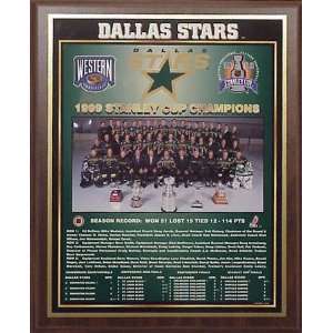Dallas Stars 1999 Healy Plaque 