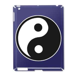  iPad 2 Case Royal Blue of Yin Yang Black and White 
