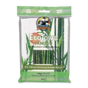  Genuine Joe Ecotowl Bamboo Cleaning Cloth,3 / Pack   10 x 