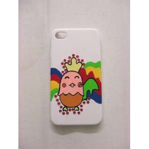  Hard Plastic White Case for iPhone 4 4S / HRS10 