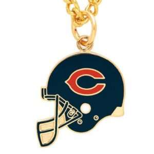 CHICAGO BEARS OFFICIAL LOGO HELMET NECKLACE Sports 