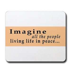  Imagine Peace Military Mousepad by  Office 