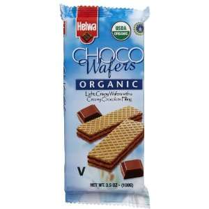 Helwa Organic Cookie Wafers, Chocolate, 12 ct, 12 pk  