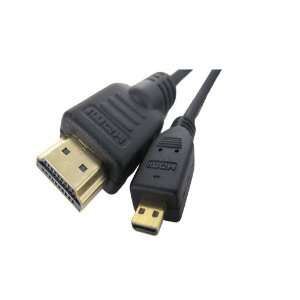    Wowparts Micro HDMI to HDMI Male Cable 1m(3.3ft),black Electronics