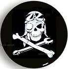 New SPARE TIRE COVER 235/75R16 imaged w/ Pirate Mechanic Skull 