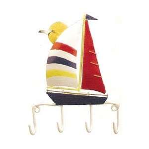  Sail Boat Key Hooks 