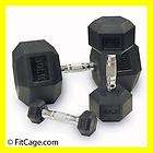 New Muscle Driver MDUSA 35lb Rubber Coated Hex Dumbbells 35 lb (pair 
