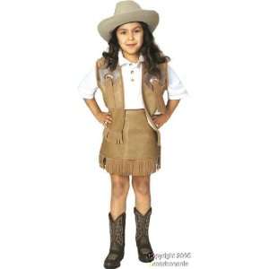  Childs Toddler Lil Annie Cowgirl Costume (2 4T) Toys 